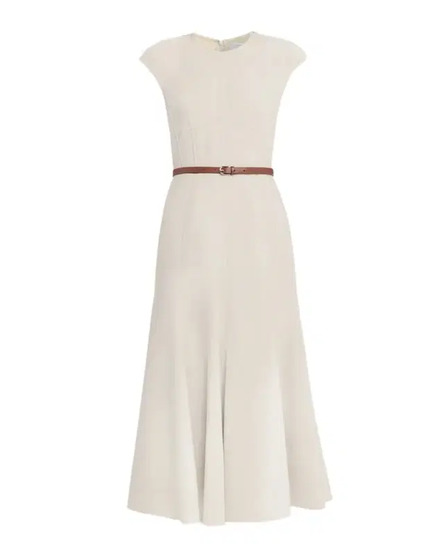 Crowther Cap-Sleeve Corset Midi Dress
