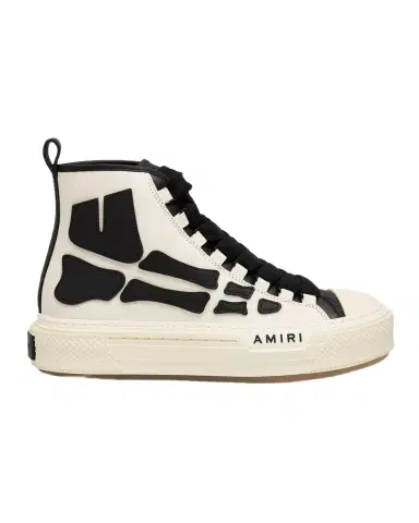 Amiri Men's Skel Court Hi Canvas & Leather High-Top Sneakers | Thumbnail 1