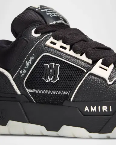 AMIRI Men's MA-1 Leather & Mesh Low-Top Sneakers | Thumbnail 2