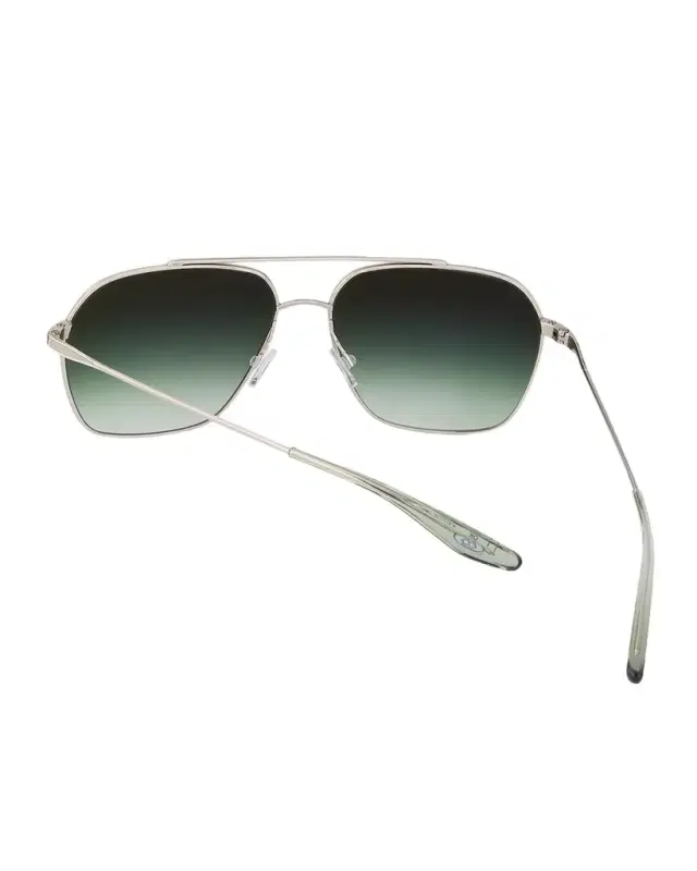 Barton Perreira Rizzo 60mm Aviator Titanium Sunglasses