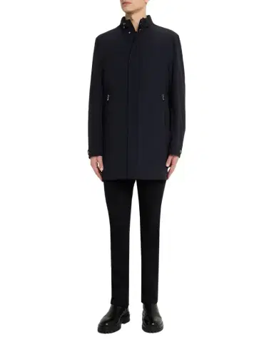 CORNELIANI Men's Caban Nylon Coat | Thumbnail 1 CORNELIANI Men's Caban Nylon Coat | Thumbnail 1