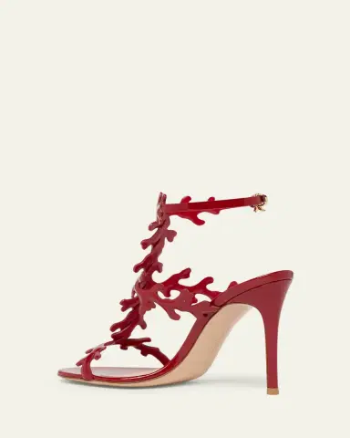 Gianvito Rossi 95mm Ocean Patent Leather Sandals | Thumbnail 2 Gianvito Rossi 95mm Ocean Patent Leather Sandals | Thumbnail 2