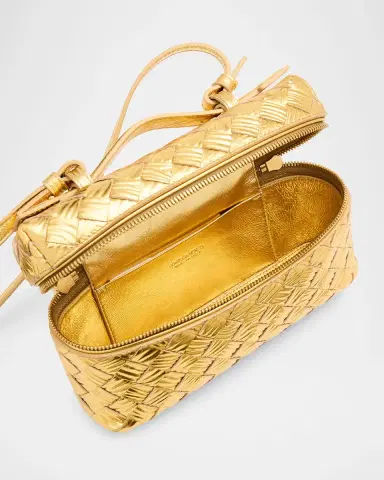 Bottega Veneta Bang Bang Embossed Laminated Leather Crossbody Bag | Thumbnail 3 Bottega Veneta Bang Bang Embossed Laminated Leather Crossbody Bag | Thumbnail 3