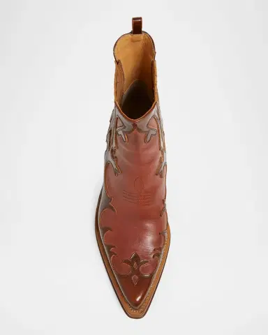 Gabriela Hearst 70mm Cassidy Western-Style Leather Booties | Thumbnail 5