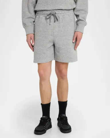 AMIRI Men's Bone Drawstring Sweatshorts | Thumbnail 3