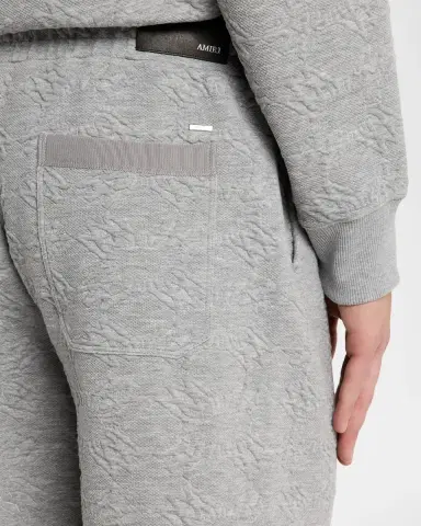 AMIRI Men's Bone Drawstring Sweatshorts | Thumbnail 4