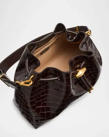 Jimmy Choo Bon Bon Medium Croc-Embossed Leather Shoulder Bag | Thumbnail 4 Jimmy Choo Bon Bon Medium Croc-Embossed Leather Shoulder Bag | Thumbnail 4
