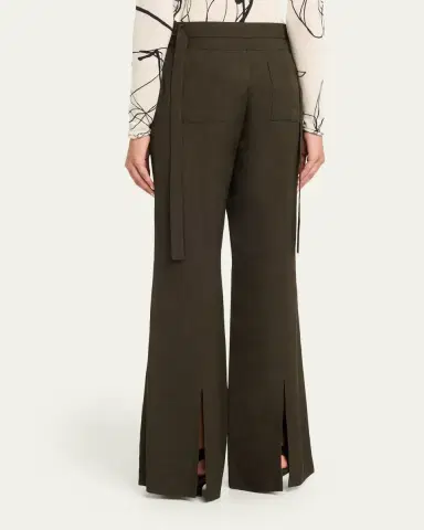 Jason Wu Collection Soft Suiting Flare-Leg Pants | Thumbnail 3 Jason Wu Collection Soft Suiting Flare-Leg Pants | Thumbnail 3