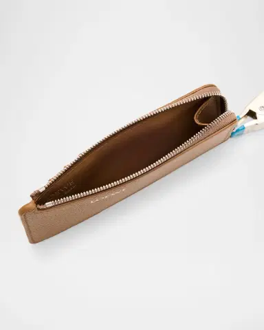 Loewe Smooth & Grained Leather Coin Cardholder | Thumbnail 4 Loewe Smooth & Grained Leather Coin Cardholder | Thumbnail 4