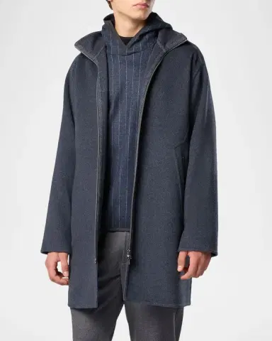 Sease Men 's Lifetime Double-Face Cashmere Overcoat | Thumbnail 3 Sease Men 's Lifetime Double-Face Cashmere Overcoat | Thumbnail 3