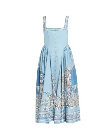 ALÉMAIS Villa Romantica Midi Dress | Thumbnail 1
