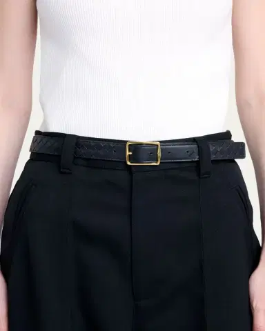 Bottega Veneta Reverso Intrecciato Calfskin Leather Belt | Thumbnail 2 Bottega Veneta Reverso Intrecciato Calfskin Leather Belt | Thumbnail 2