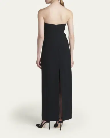 Tom Ford Bow Strapless Column Gown | Thumbnail 3 Tom Ford Bow Strapless Column Gown | Thumbnail 3