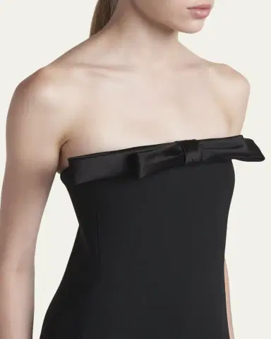 Tom Ford Bow Strapless Column Gown | Thumbnail 5 Tom Ford Bow Strapless Column Gown | Thumbnail 5