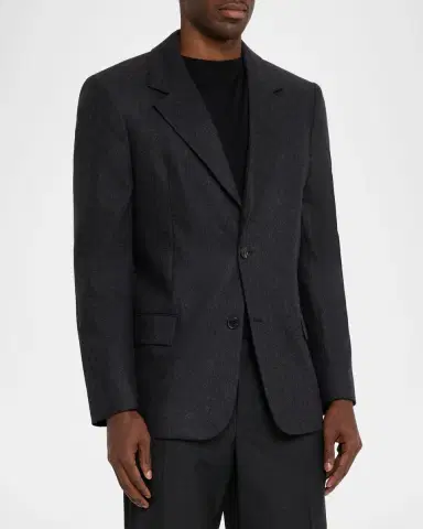 Frame Men's Cashmere-Blend Single-Breasted Blazer | Thumbnail 3 Frame Men's Cashmere-Blend Single-Breasted Blazer | Thumbnail 3