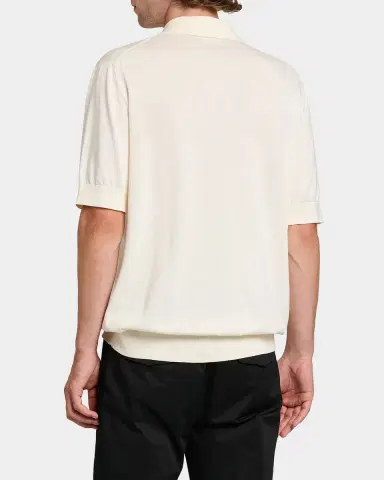 Dolce & Gabbana Men's Cotton Heraldic Crest Polo Shirt | Thumbnail 2 Dolce & Gabbana Men's Cotton Heraldic Crest Polo Shirt | Thumbnail 2