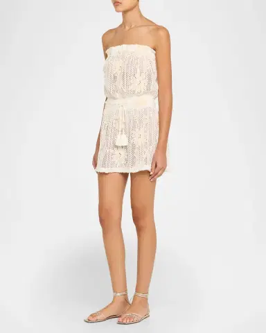Ramy Brook Lauryn Floral Strapless Mini Dress | Thumbnail 3 Ramy Brook Lauryn Floral Strapless Mini Dress | Thumbnail 3