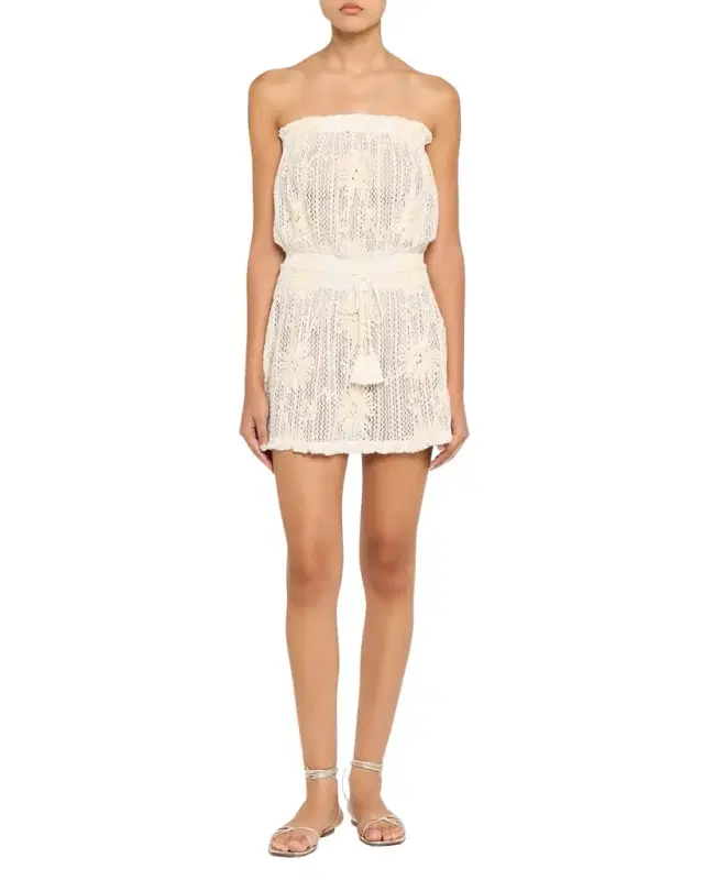 Lauryn Floral Strapless Mini Dress