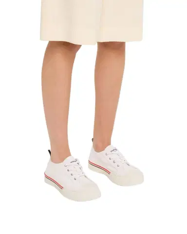 Thom Browne Collegiate Low-Top Canvas Sneakers | Thumbnail 1