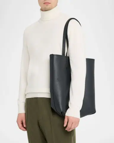 Burberry Men's Reversible Bloomsbury North-South Tote Bag with Pouch | Thumbnail 5 Burberry Men's Reversible Bloomsbury North-South Tote Bag with Pouch | Thumbnail 5
