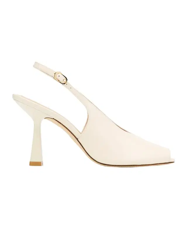 85mm Val Patent Leather Slingback Pumps