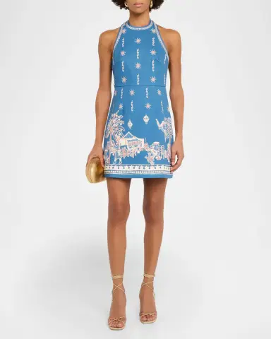 ALÉMAIS Acacia Halter Mini Dress | Thumbnail 2 ALÉMAIS Acacia Halter Mini Dress | Thumbnail 2