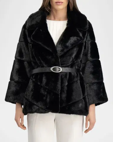 Lyla Grant Fur-Free Leopard Faux Mink Coat | Thumbnail 3