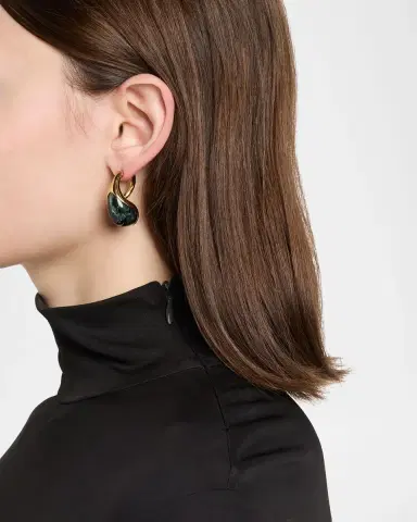 Bottega Veneta Drop Marble Earrings | Thumbnail 6 Bottega Veneta Drop Marble Earrings | Thumbnail 6