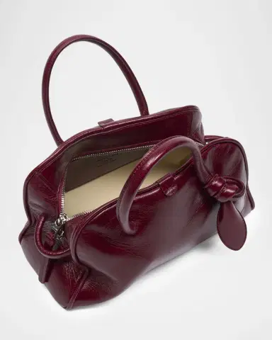 Jacquemus Le Petit Turismo Leather Top Handle Bowling Bag | Thumbnail 3