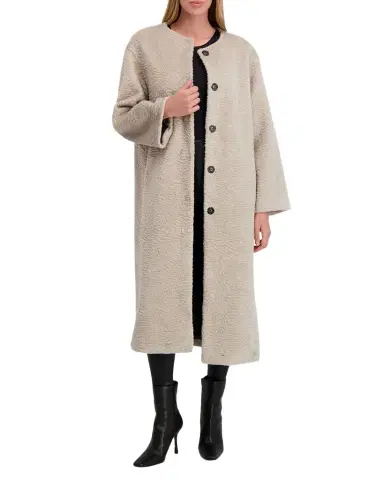 Lyla Grant Fur-Free Textured Faux Shearling Coat | Thumbnail 1 Lyla Grant Fur-Free Textured Faux Shearling Coat | Thumbnail 1