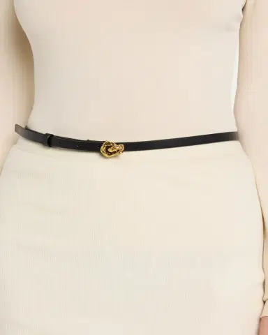 Bottega Veneta Knot Intreccio Leather Belt | Thumbnail 2