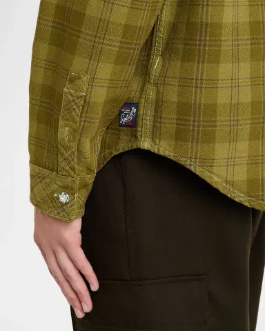 Scotch & Soda Men's Washed Denim Check Overshirt | Thumbnail 4 Scotch & Soda Men's Washed Denim Check Overshirt | Thumbnail 4