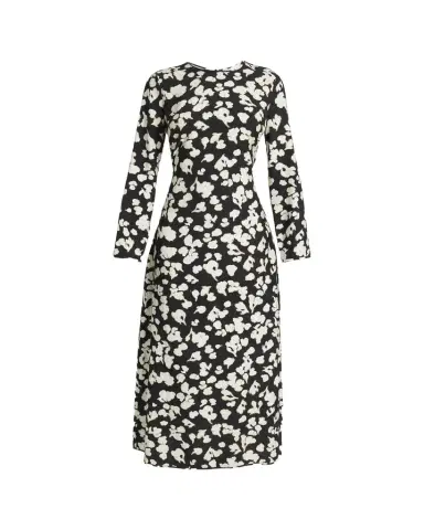 Proenza Schouler White Label Waverly Floral Long-Sleeve Twill Dress | Thumbnail 1 Proenza Schouler White Label Waverly Floral Long-Sleeve Twill Dress | Thumbnail 1