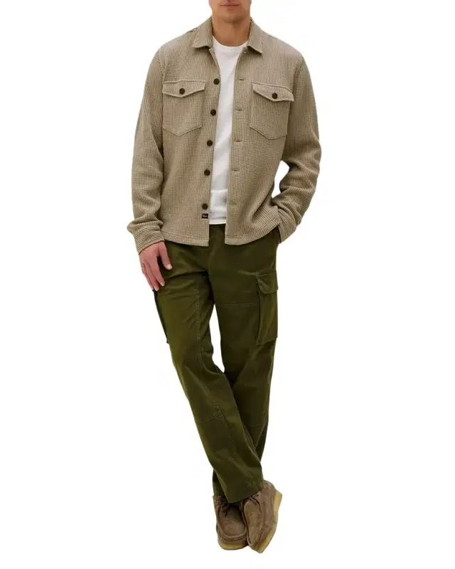 Rails Men 's Wells Rice-Stitched Overshirt