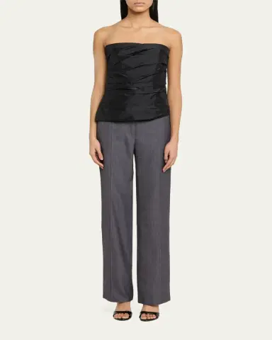 Simkhai Emerson Ruched Bustier | Thumbnail 2 Simkhai Emerson Ruched Bustier | Thumbnail 2