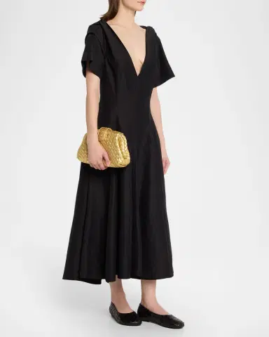 Bottega Veneta Lauren 1980 Small Laminated Leather Clutch Bag | Thumbnail 4 Bottega Veneta Lauren 1980 Small Laminated Leather Clutch Bag | Thumbnail 4