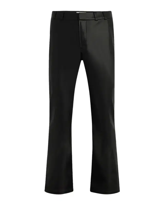 Men 's Walker Vegan Leather Kick-Flare Pants
