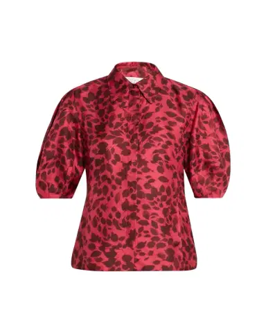 Gabriela Hearst Sansi Leaf-Print Silk Twill Top | Thumbnail 1