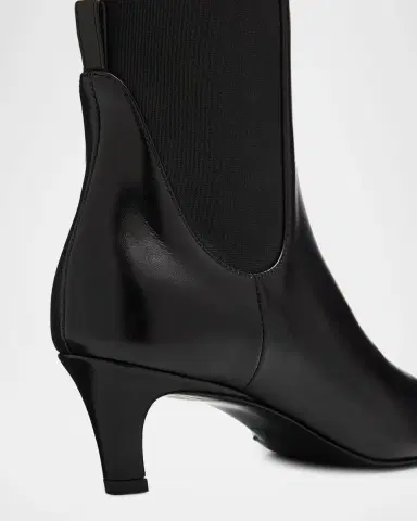 TOTEME The Mid Heel Calfskin Ankle Boots | Thumbnail 9 TOTEME The Mid Heel Calfskin Ankle Boots | Thumbnail 9