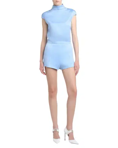 Tom Ford Washed Cotton Silk Blend Duchess Romper | Thumbnail 1 Tom Ford Washed Cotton Silk Blend Duchess Romper | Thumbnail 1