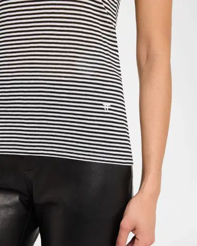 Tom Ford Striped Viscose Racerback Tank Top | Thumbnail 4 Tom Ford Striped Viscose Racerback Tank Top | Thumbnail 4