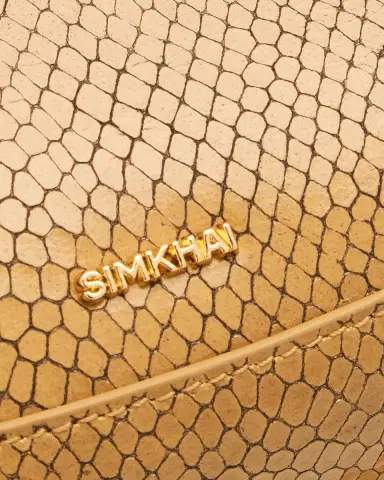 SIMKHAI Logan Python-Debossed Crossbody Bag | Thumbnail 5