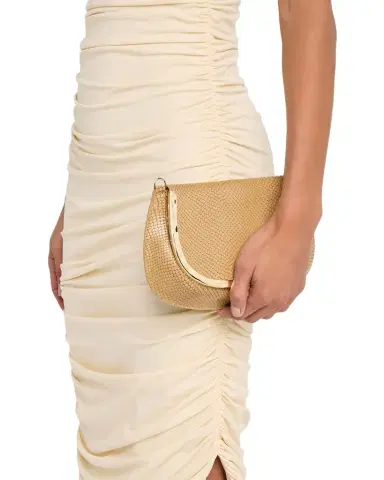 SIMKHAI Logan Python-Debossed Crossbody Bag | Thumbnail 1