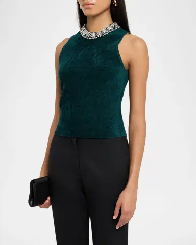 SIMKHAI Rema Crystal-Embellished Top | Thumbnail 3 SIMKHAI Rema Crystal-Embellished Top | Thumbnail 3
