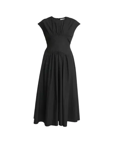 Proenza Schouler White Label Nyssa A-Line Technical Cotton Dress | Thumbnail 1