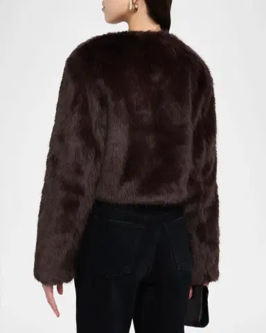 Staud Casimira Faux Fur Jacket | Thumbnail 2