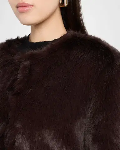 Staud Casimira Faux Fur Jacket | Thumbnail 4