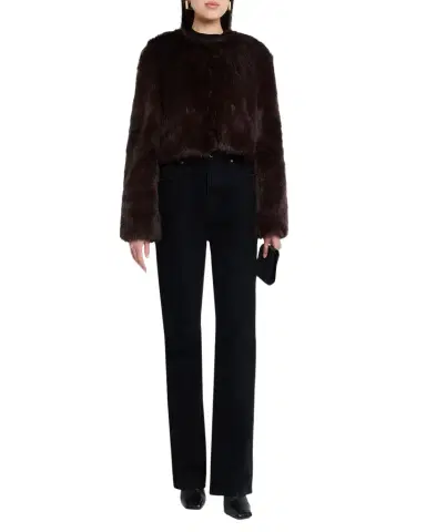 Staud Casimira Faux Fur Jacket | Thumbnail 1