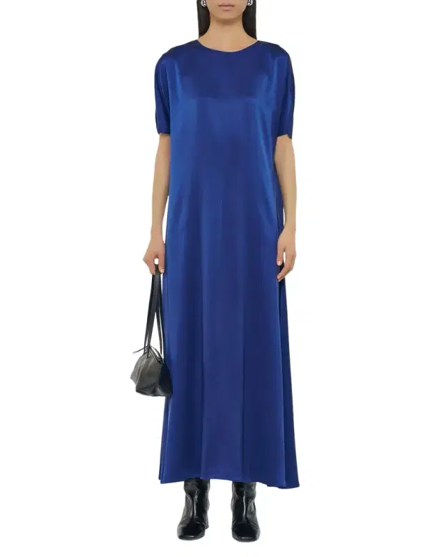 Joseph Split-Sleeve Silk Maxi Dress