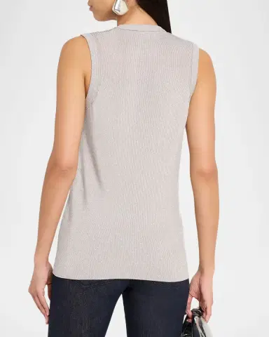 TOM FORD Micro Sequins Ribbed Tank Top | Thumbnail 3